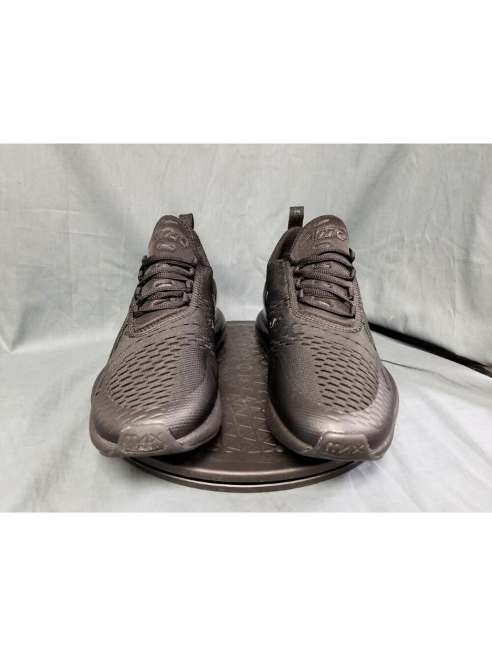 Nike Air Max 270 Sneakers Mesh Triple Black Mens Size 9.5 NEW NO BOX! - Picture 3 of 10